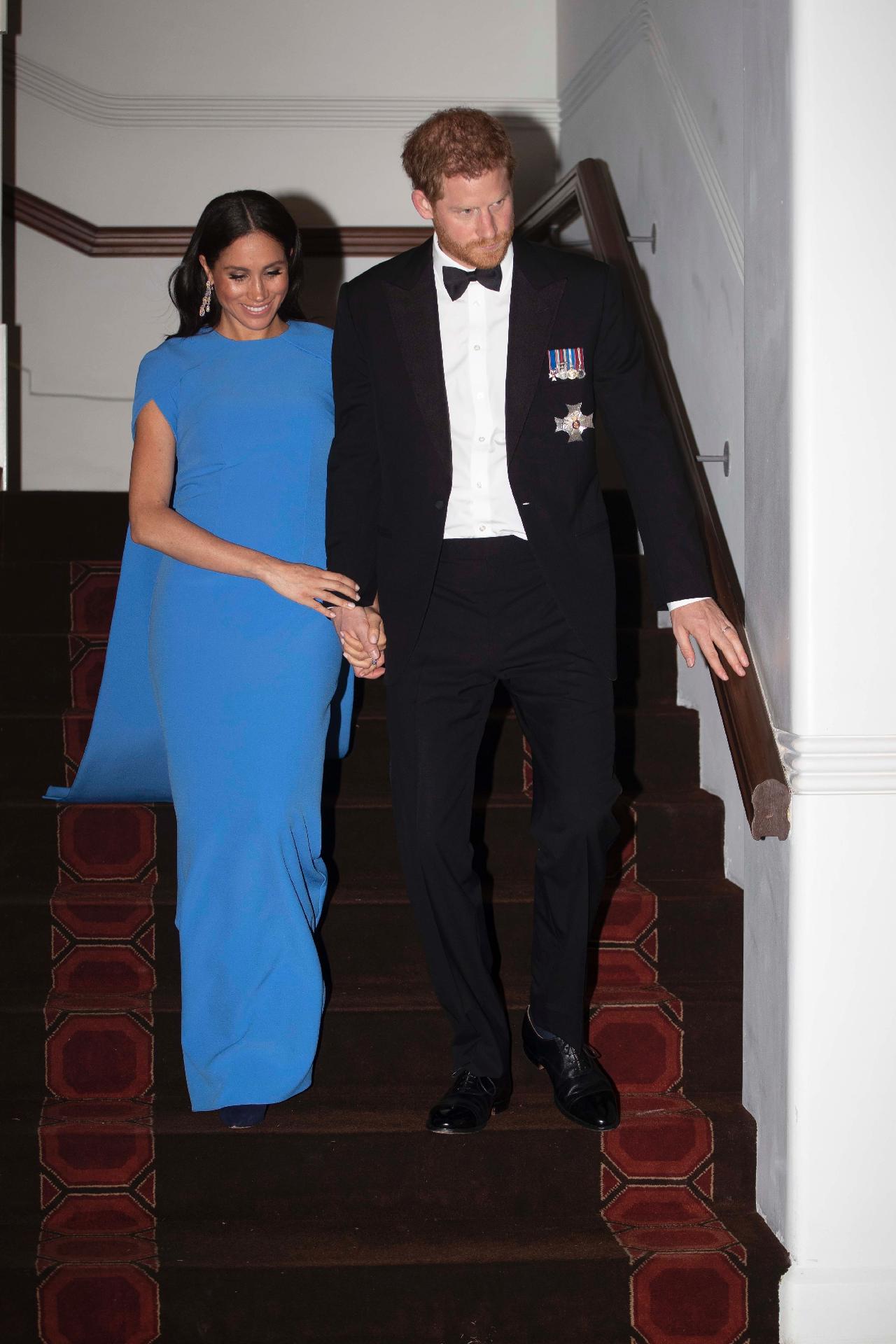 Meghan Markle ao lado do príncipe Harry - Getty Images