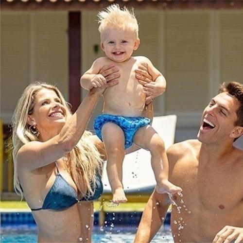 karina bacchi, amaury e enrico - Reprodução/Instagram