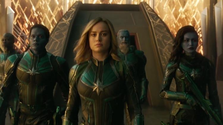 Algenis Pérez Soto (à esquerda) em cena do novo Capitã Marvel - Reprodução - Reprodução