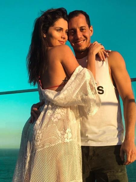 Fernanda Batista, ex-bailarina do Faustão, e o jogador Rodriguinho - Reprodução/Instagram/fernandagbatista - Reprodução/Instagram/fernandagbatista