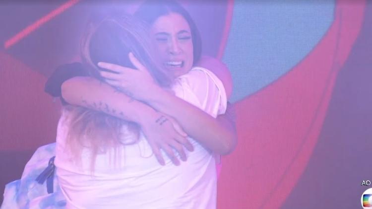 BBB 20: Bianca chora ao rever a mãe - Reprodução/Globoplay - Reprodução/Globoplay