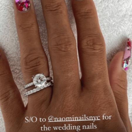 Aliança de casamento de Lily Allen - Reprodução/Instagram