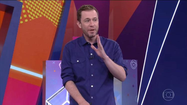 BBB 21: Tiago Leifert em noite de eliminação - Reprodução/ Globoplay - Reprodução/ Globoplay