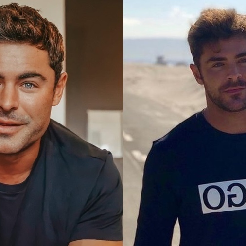 Zac Efron aparece com rosto diferente e fãs o comparam com