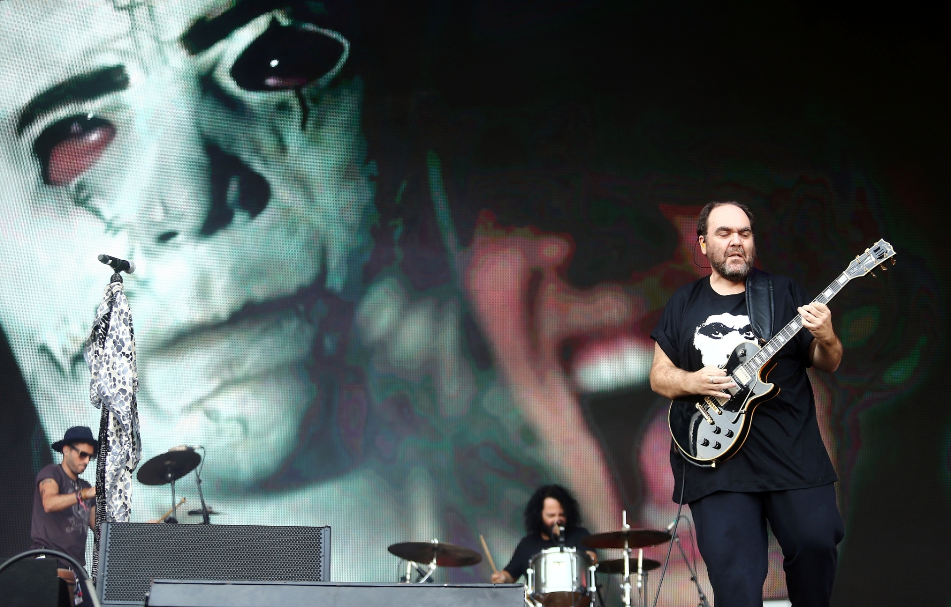 25.set.2015 - Primeiro show do quinto dia, o Clássicos do Terror homenageia a trilha sonora do grandes filmes de terror, além de tocar sucessos do heavy metal. - Wilton Junior/Estadão Conteúdo