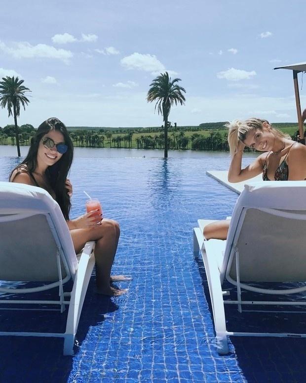 As amigas Luciana Chamone e Marina Pumar - Reprodução/Instagram