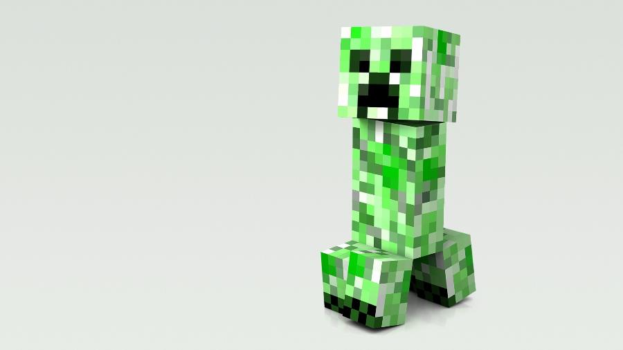Personagem é um dos inimigos enfrentados pelos jogadores de "Minecraft"; roupa foi comprada na loja oficial da Microsoft - Reprodução