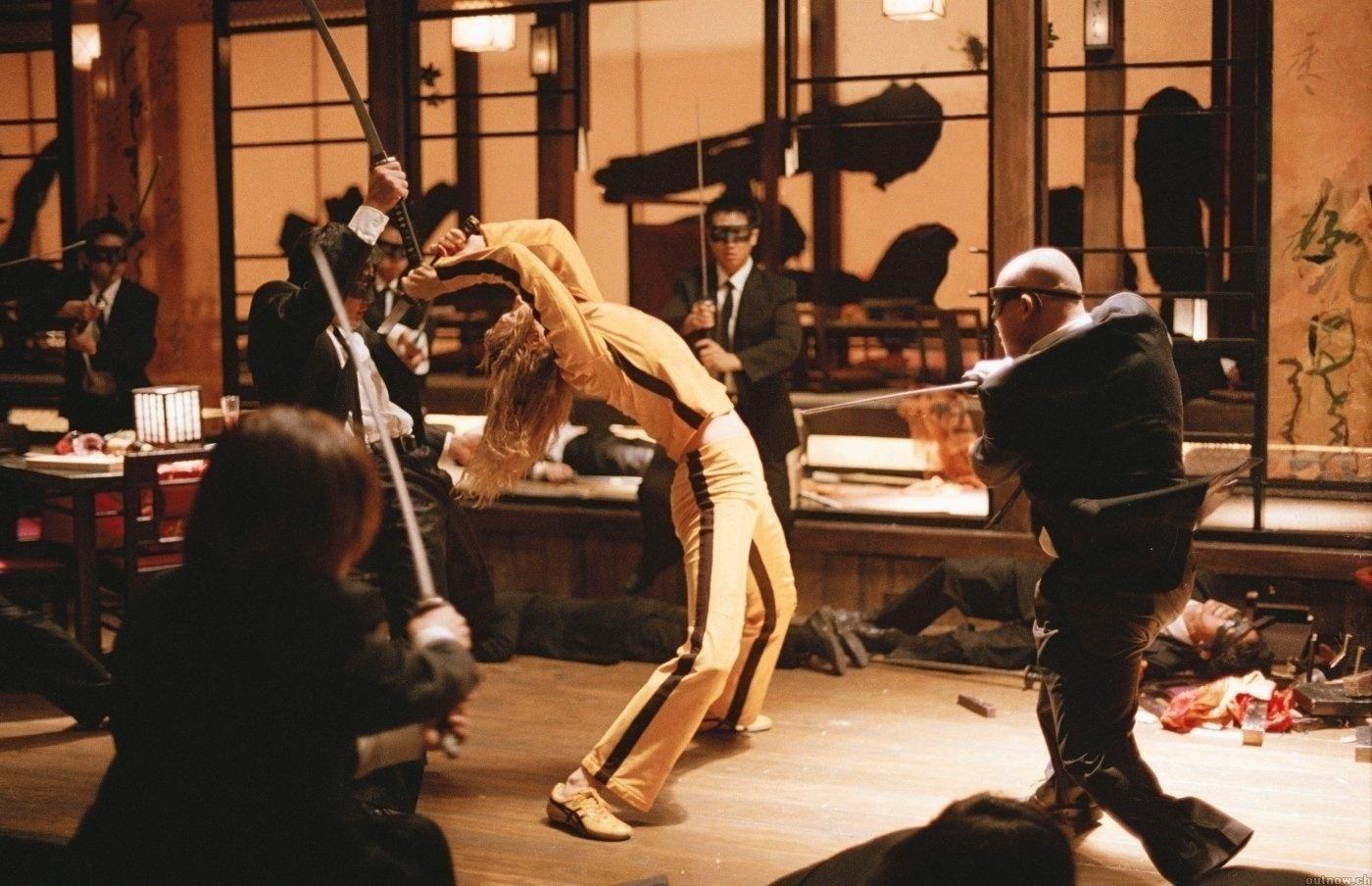 Uma Thurman em cena de "Kill Bill - Volume 1" (2003) - Divulgação