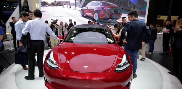 Tesla Model 3, da montadora Tesla - Jason Lee/Reuters