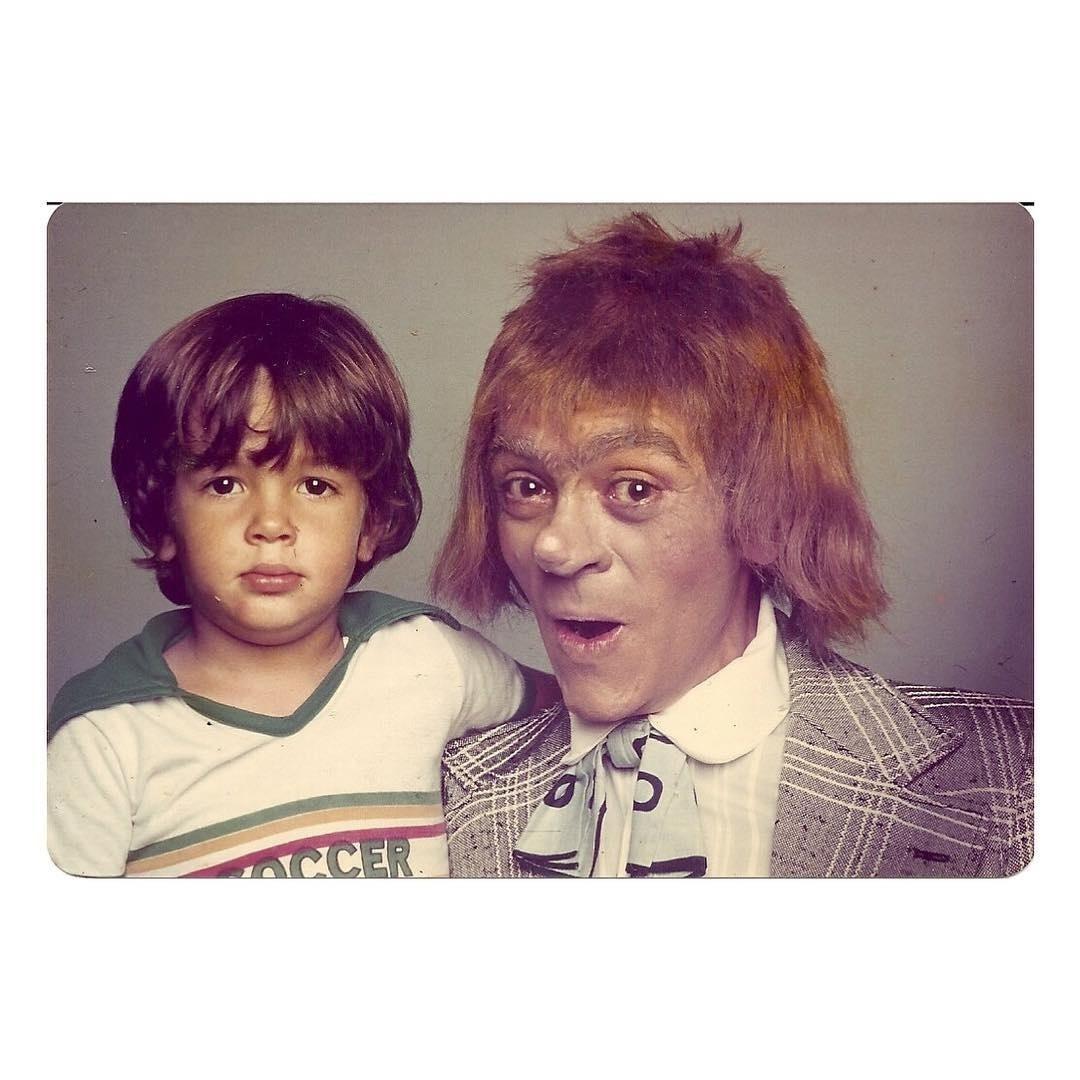 Bruno Mazzeo usou o Instagram para homenagear o pai, o humorista falecido Chico Anysio - Reprodução/Instagram