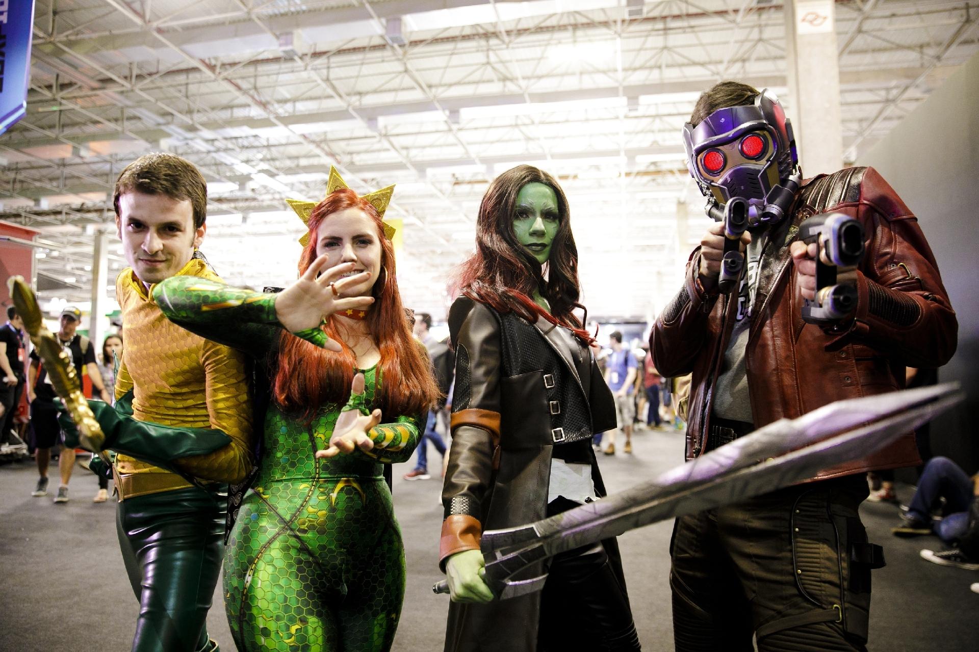 Cosplay de Aquaman e Guardiões da Galáxia - Mariana Pekin/UOL