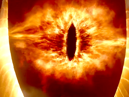 Sauron em "O Senhor dos Aneis" - Reprodução