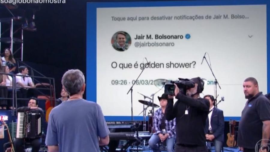 Laura Muller fala sobre "golden shower" de Bolsonaro no "Fantástico" - Reprodução/TV Globo
