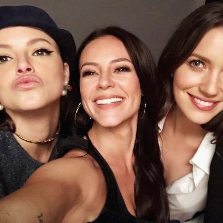 Agatha Moreira, Paolla Oliveira e Nathalia Dill nos bastidores de "A Dona do Pedaço" - Reprodução/Instagram