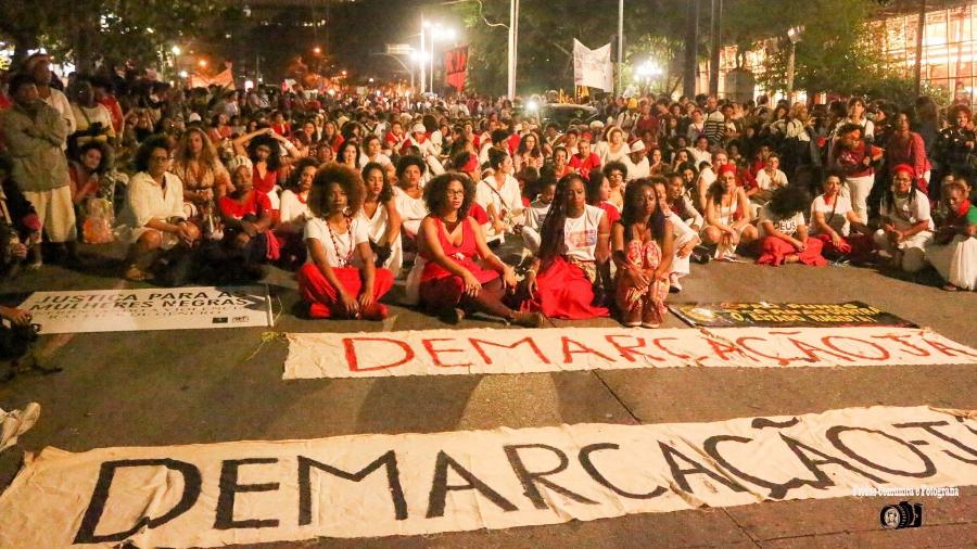 Marcha das Mulheres Negras de São Paulo, 2017 - Reprodução/Facebook/Marcha das Mulheres Negras de São Paulo