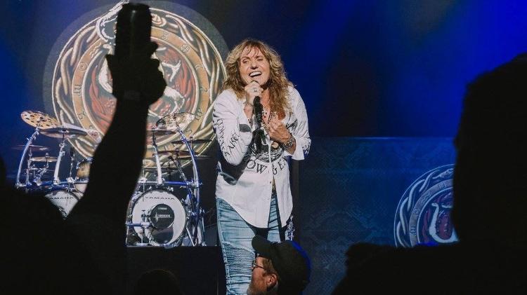 David Coverdale ao vivo com o Whitesnake - Divulgação/Facebook - Divulgação/Facebook