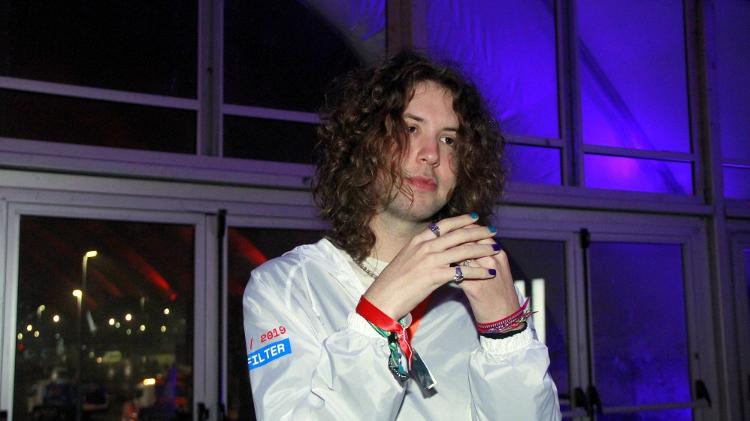 Com as unhas pintadas, Lucas Jagger marca presença no segundo dia do Rock in Rio - Graça Paes/AgNews - Graça Paes/AgNews