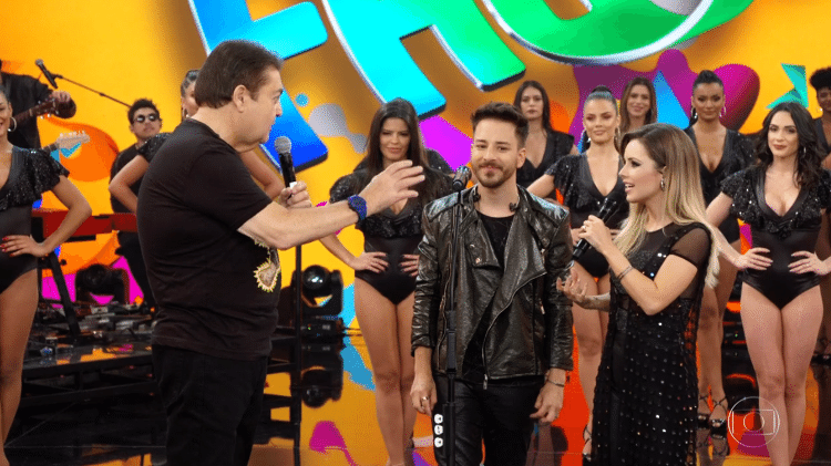 sandy e junior no faustão - reprodução/TV Globo - reprodução/TV Globo