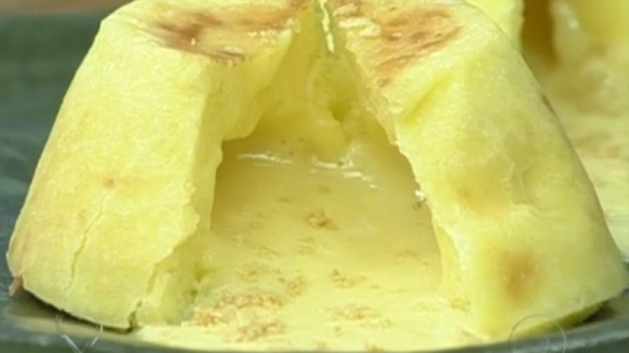 Petit gâteau de queijo feito pela Ana Maria Braga - Reprodução/TV Globo