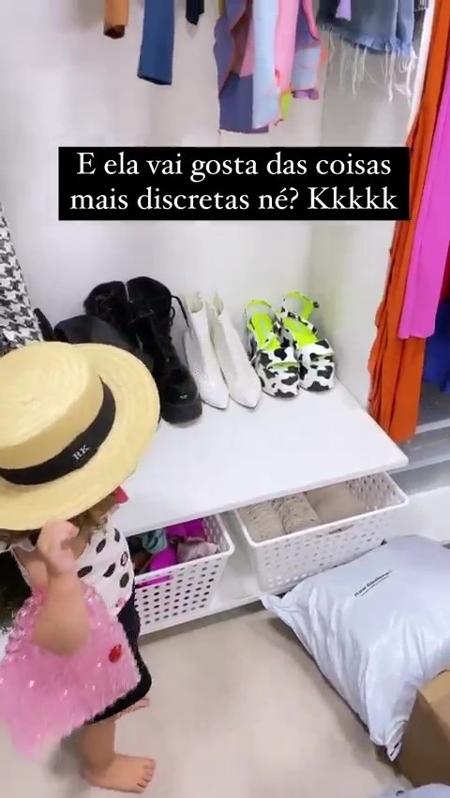 Rafa Kalimann mostrou closet - Reprodução/Instagram @rafakalimann - Reprodução/Instagram @rafakalimann