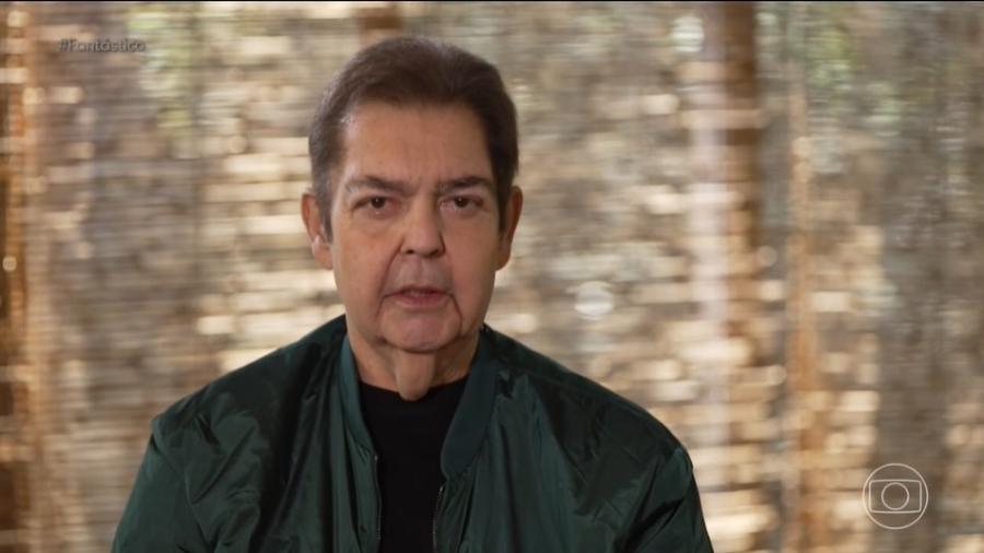 Faustão em entrevista ao Fantástico em agosto de 2024 Faustão em entrevista ao Fantástico em agosto de 2024
