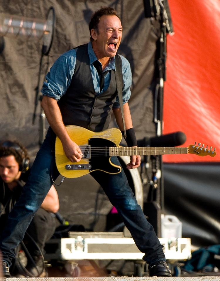 Bruce Springsteen se apresenta no Hard Rock Calling, no Hyde Park, em 2012