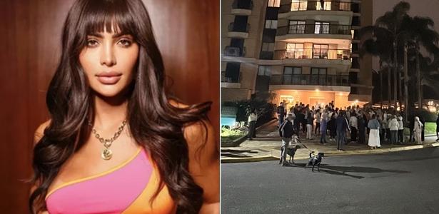 Moradores se revoltaram e pedem saída de Aline Mineiro do condomínio