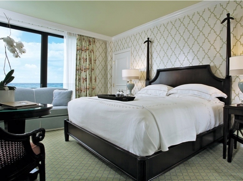 18.nov.2015 - Um dos quartos do resort The Breakers, em Palm Beach, local escolhido pelo casal Sofia Vergara e Joe Manganiello para receberem os convidados de seu casamento - Divulgação/The Breakers