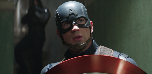 O ator Chris Evans em cena do filme "Capitão América: Guerra Civil" - Divulgação