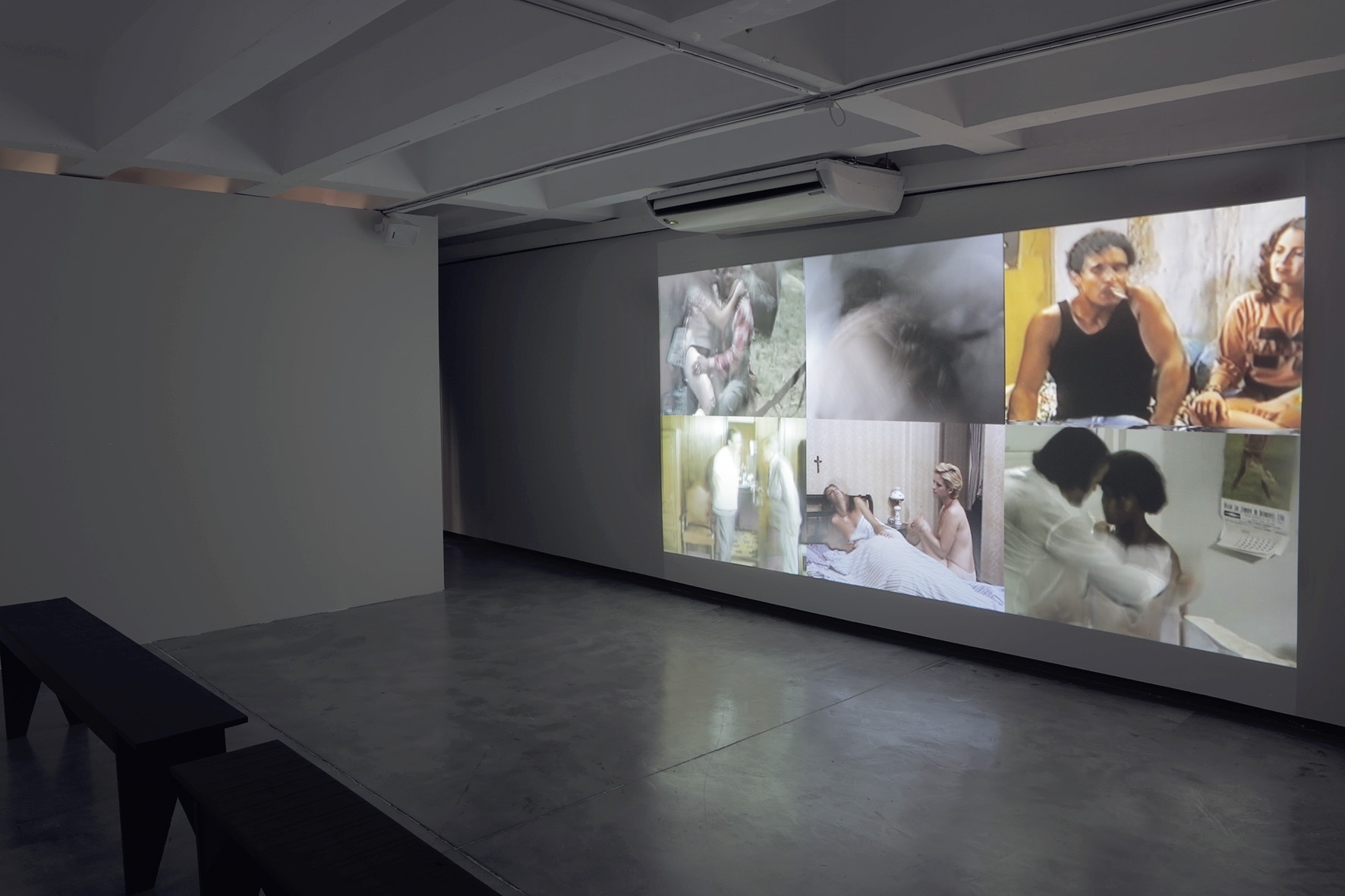 Último espaço da exposição mostra trechos cortados de filmes pela censura do governo militar - Leticia Godoy/Divulgação