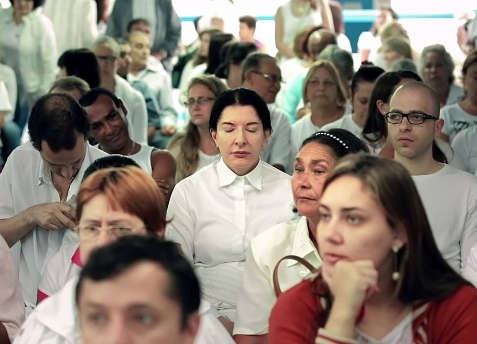 Cena do filme "Espaço Além - Marina Abramovic e o Brasil" - Divulgação