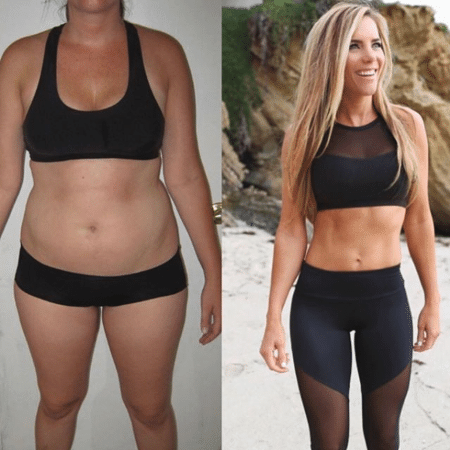 Katie Dunlop perdeu 20 kg mudando a alimentação - Reprodução/Instagram @lovesweatfitness