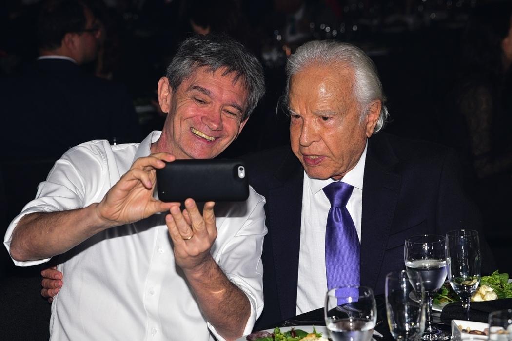 Serginho Groisman e Cid Moreira - AgNews