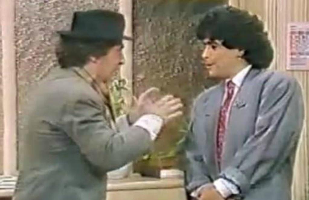Maradona em cena na série "Supermingo" - Reprodução