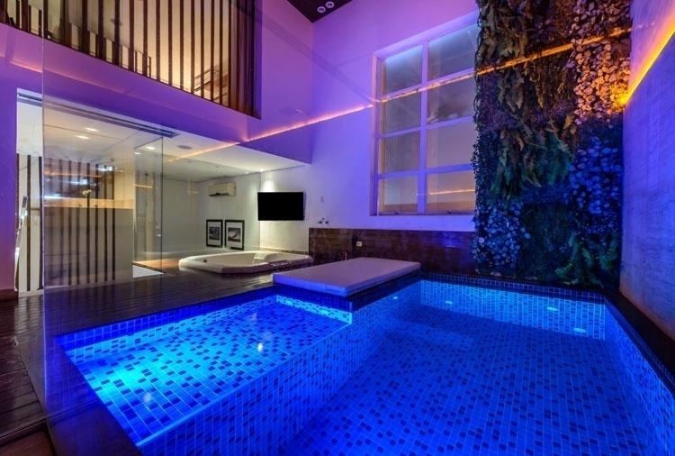 SÃO PAULO: Suíte Maça, no motel Apple, onde os valores vão R$ 109,00 a R$ 489,00 - Divulgação