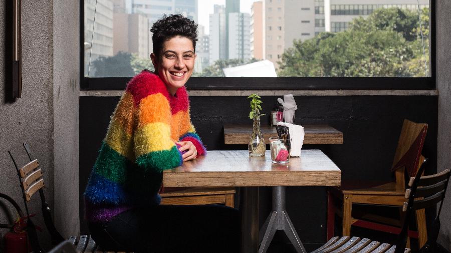 Maira Reis, criadora de plataforma que atua como um LinkedIn para LGBTQ+s - Lucas Seixas/Folhapress