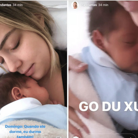 Carol Dantas curte dengo com o filho Valentin - Reprodução/Instagram