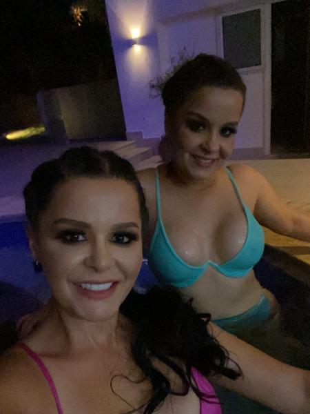 Dupla compartilhou momento de lazer nos stories - Reprodução/Instagram @maraisa