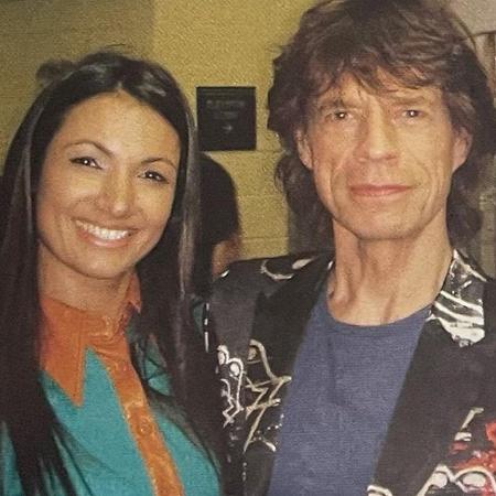 Patricia Poeta e Mick Jagger - Reprodução/Instagram