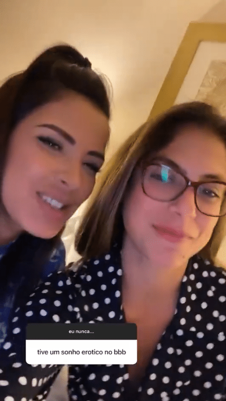 Ivy Moraes e Mari Gonzalez responderam às perguntas no Instagram Stories - Reprodução/Instagram - Reprodução/Instagram
