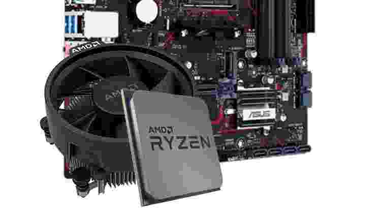 Kit upgrade AMD Ryzen 5 3600, Asus Prime B450M Gaming/BR - Divulgação/Ryzen - Divulgação/Ryzen