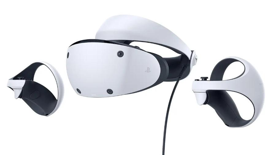 PlayStation VR 2: com mais recursos, mas mais fino e leve do que o VR 1 - Divulgação/Sony