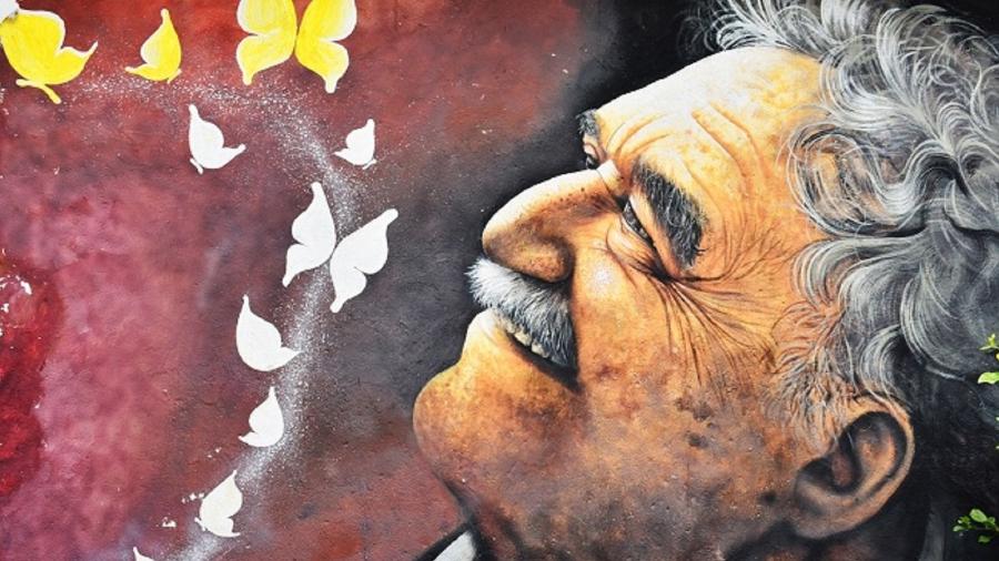 Grafite em homenagem a Gabriel García Márquez - Reprodução