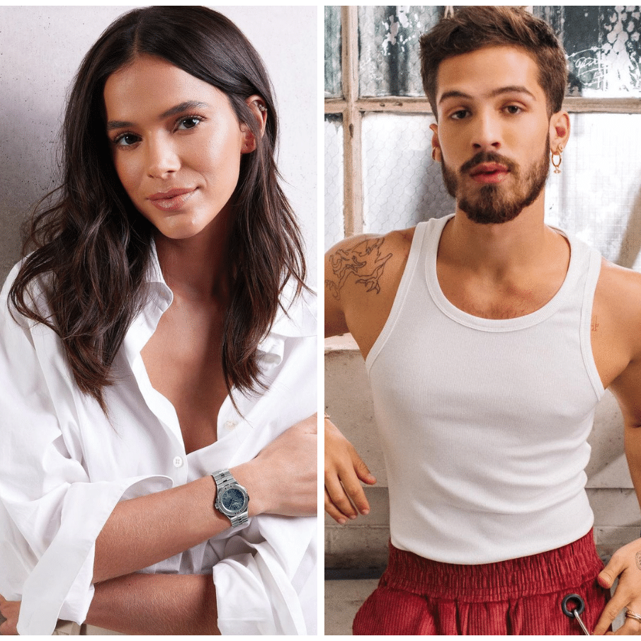 Bruna Marquezine e João Guilherme são flagrados em bar no RJ