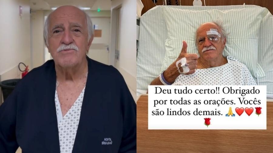 Nas redes, Ary Fontoura mostra recuperação