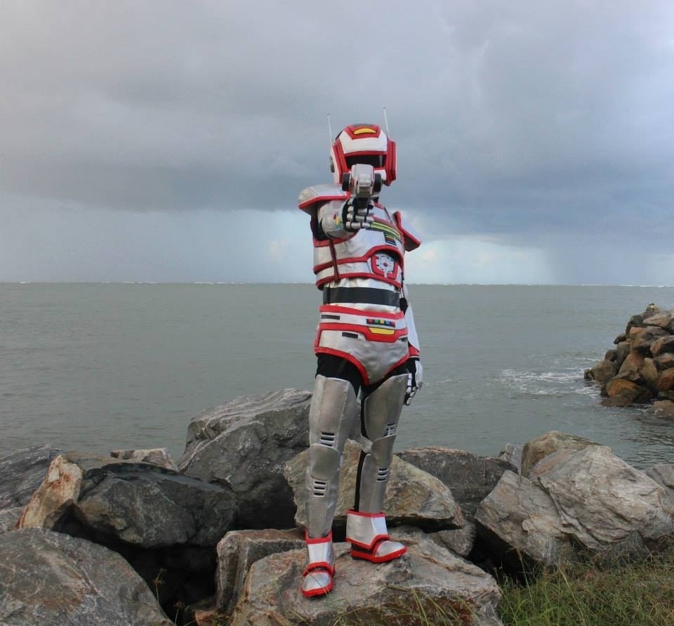 Fantasia do super-herói japonês Jaspion, feita pela Sakura Cosmaker - Divulgação