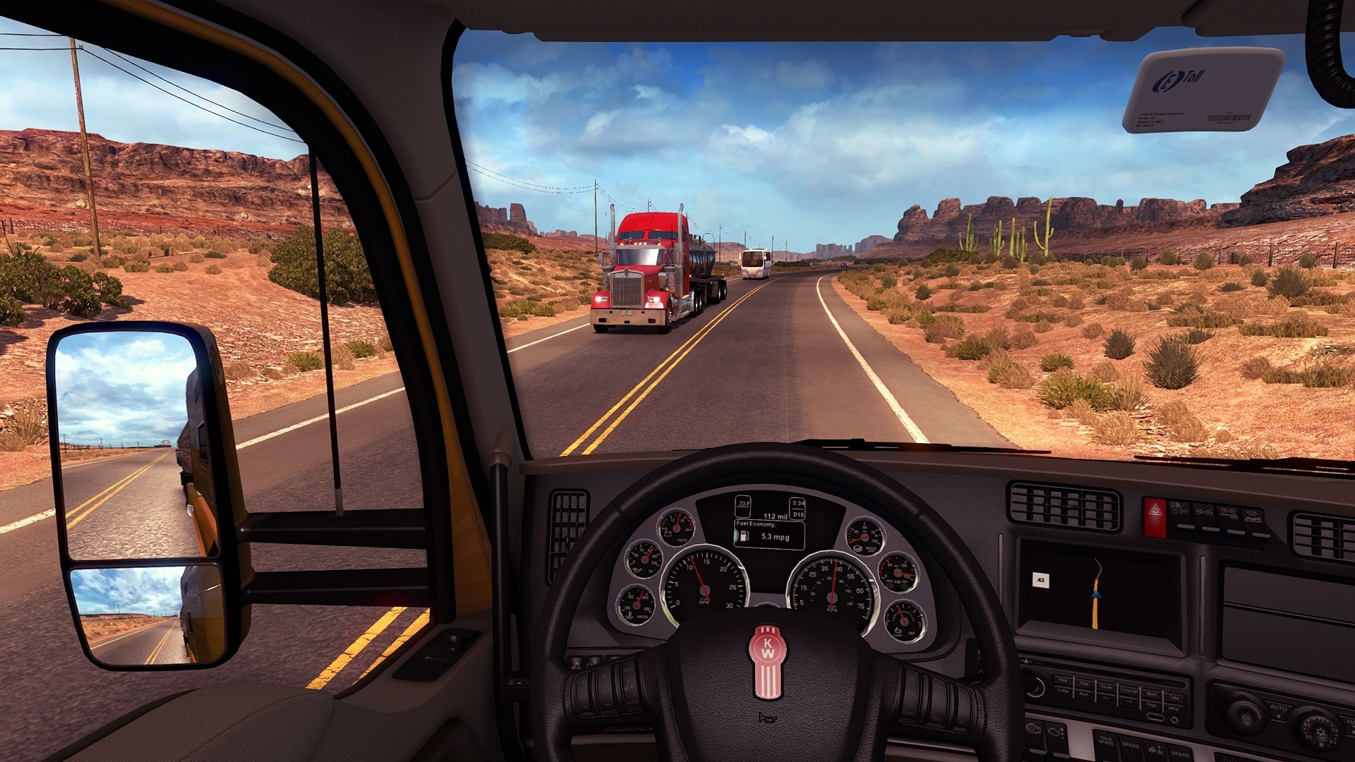 Обои на рабочий стол american truck simulator