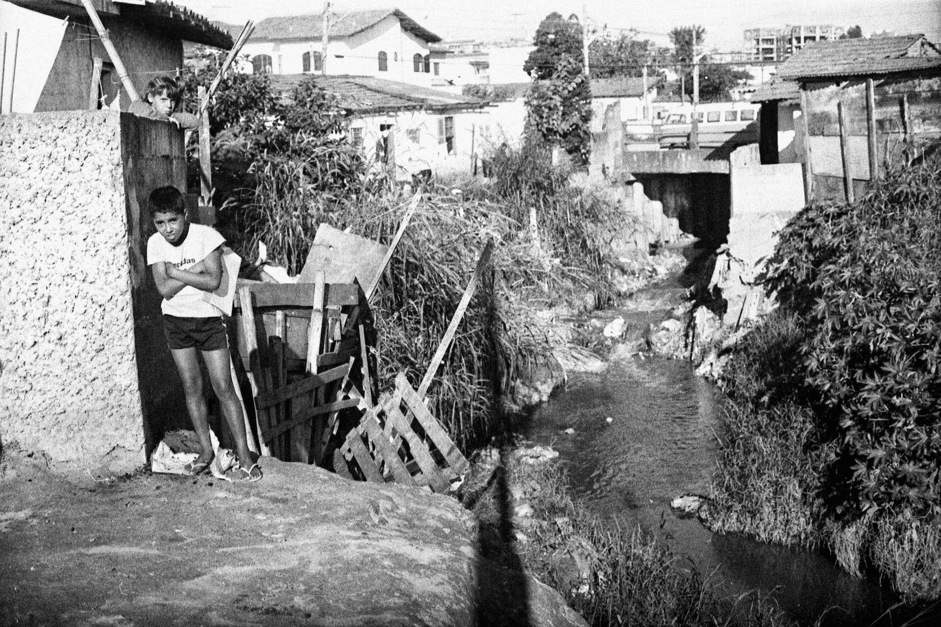 Foto feita por David Zing em Americanópolis durante sua cobertura para o "Notícias Populares", em 1986 - Divulgação / David Zingg