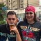 O casal Thiago e Helena, que deixaram o filho de 1 aninho em Curitiba para ver Bon Jovi no São Paulo Trip - Renata Nogueira/UOL