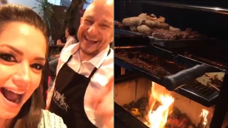 Thais Fersoza mostra o churrasco feito após batizado de Teodoro - Reprodução/Instagram - Reprodução/Instagram